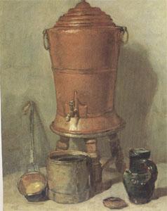 Jean Baptiste Simeon Chardin The Copper Urn (mk05) Norge oil painting art